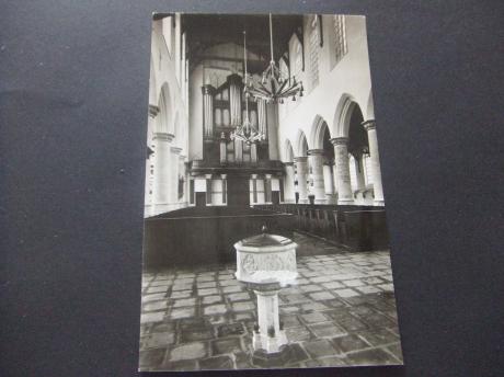 Delft Doorkijk middenschip,Noorderzijbeuk Oude Kerk